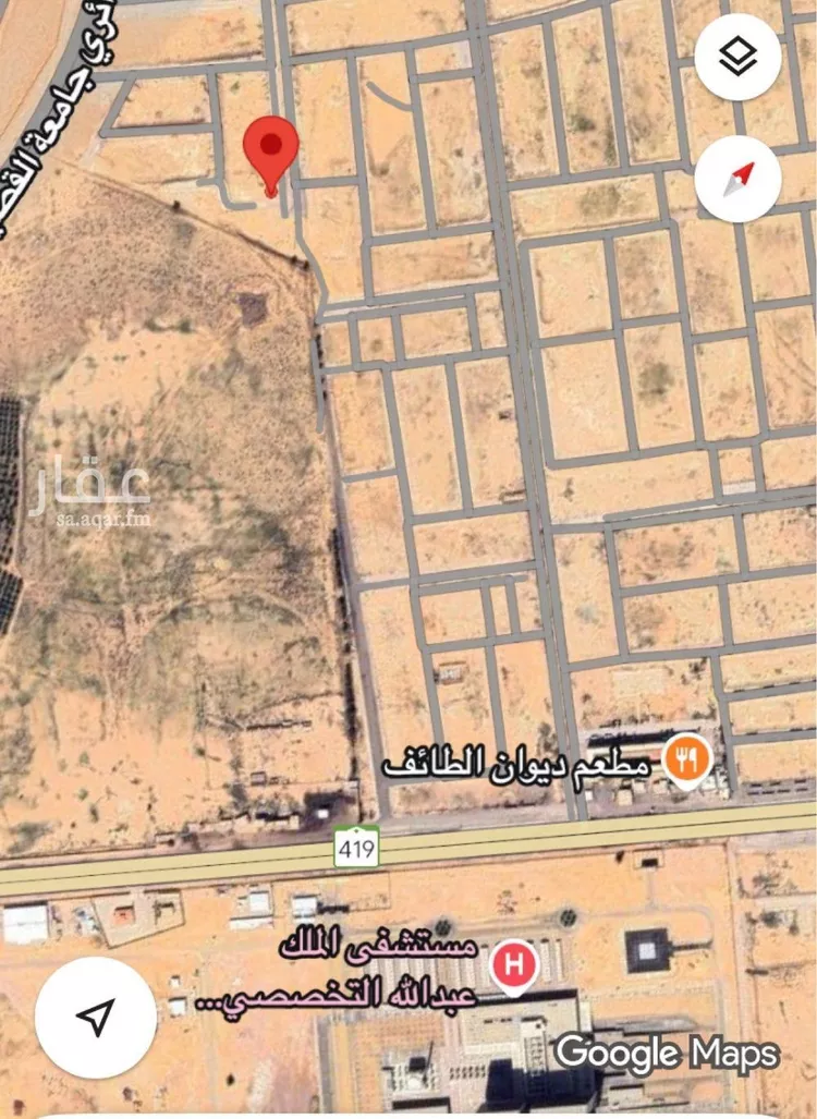 أرض للبيع في شارع المفرق وكمب الطرق 2099, حي الليوان, مدينة بريده, منطقة القصيم