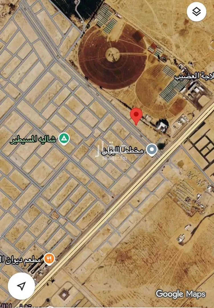 أرض للبيع في شارع المفرق وكمب الطرق 1586, حي الليوان, مدينة بريدة, منطقة القصيم