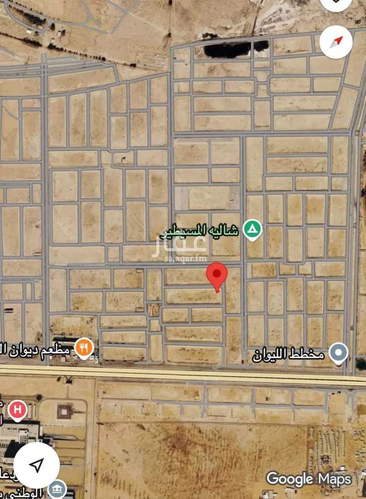 أرض للبيع في شارع المفرق وكمب الطرق 2111, حي الليوان, مدينة بريدة, منطقة القصيم