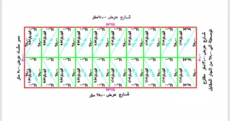 أرض للبيع في حي المليداء, مدينة بريده, منطقة القصيم صورة 2