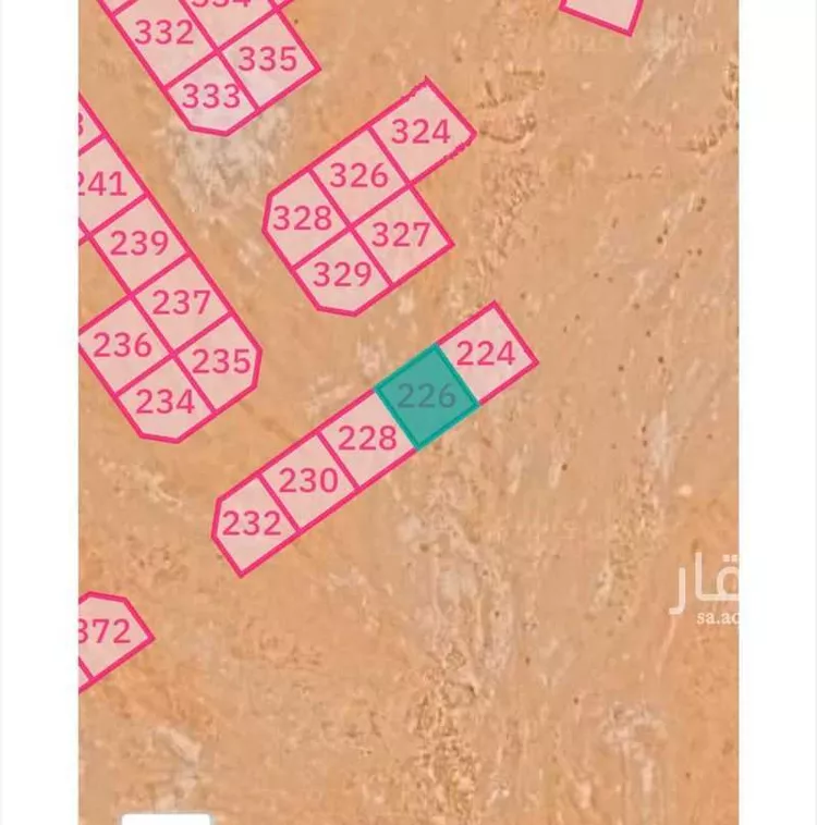 Land for Sale in Tabuk Housing of public security forces 1 صورة