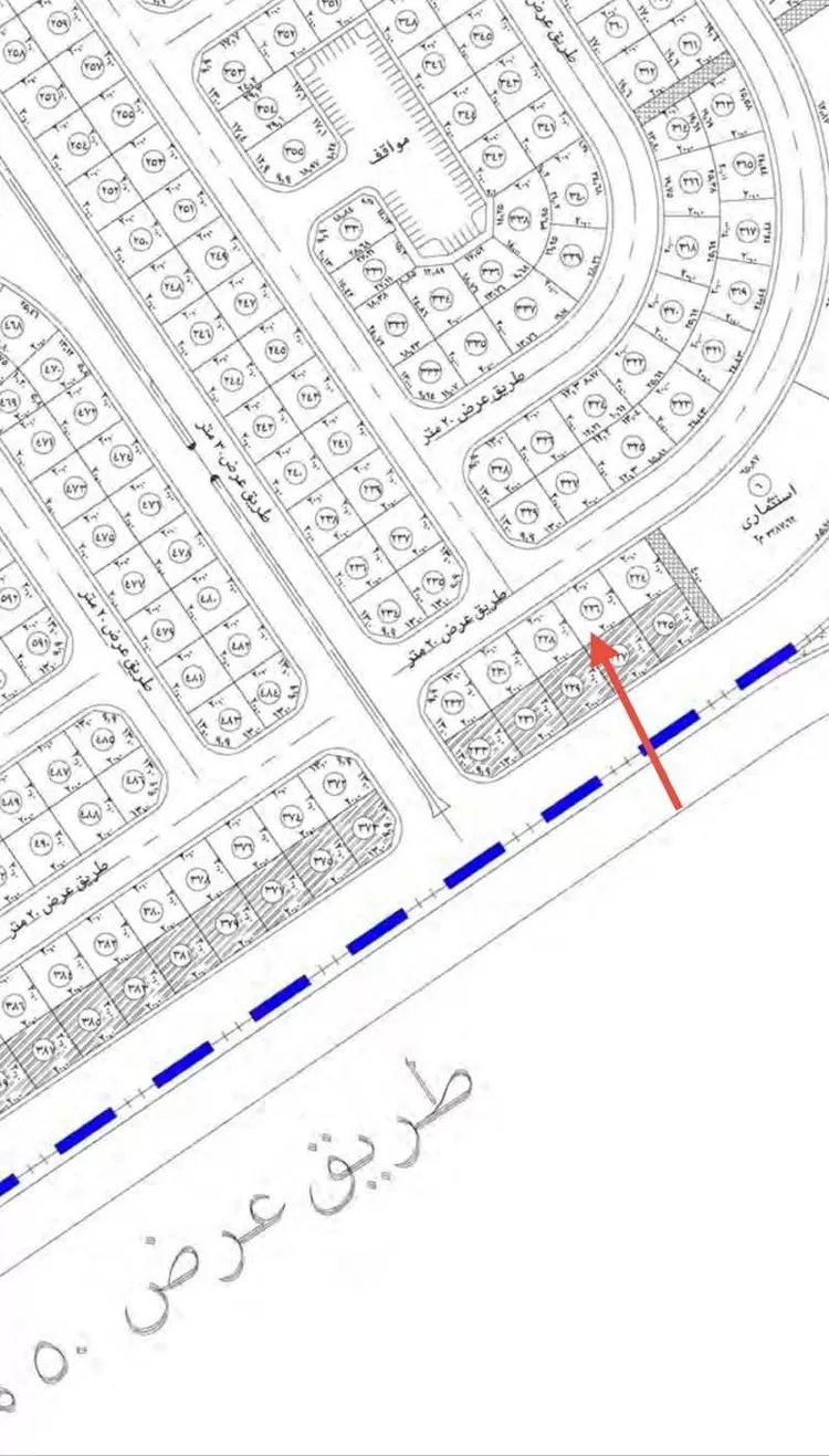 Land for Sale in Tabuk Housing of public security forces صورة 3