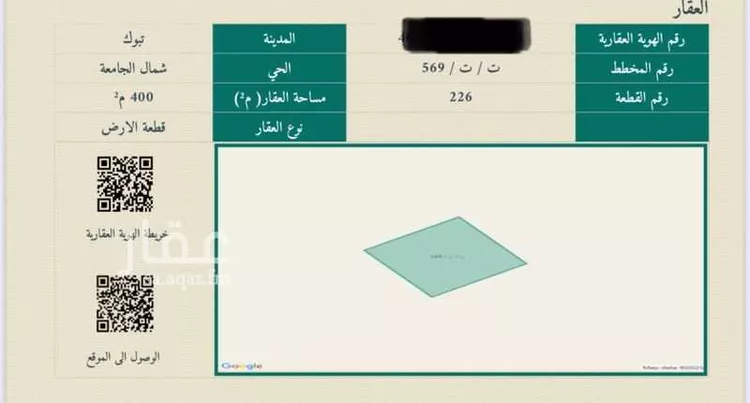 Land for Sale in Tabuk Housing of public security forces صورة 2