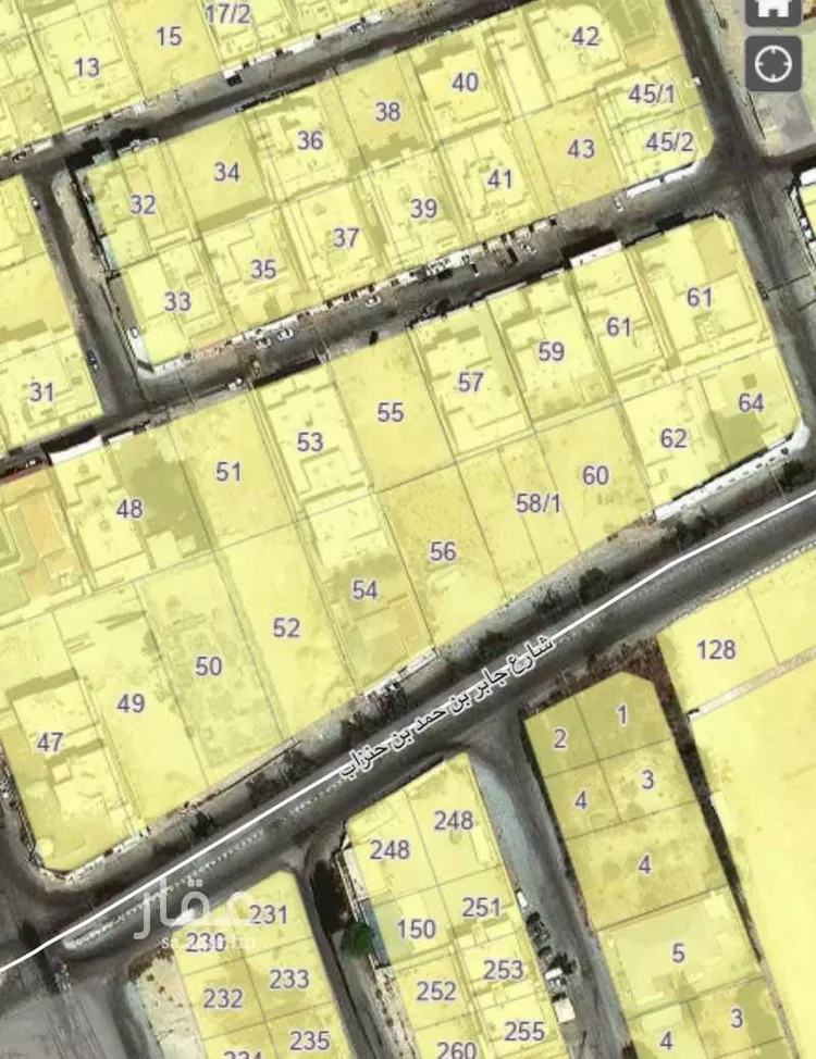 أرض للبيع في شارع شريع بن ذيبان, حي غرناطة, مدينة الاحساء, المنطقة الشرقية