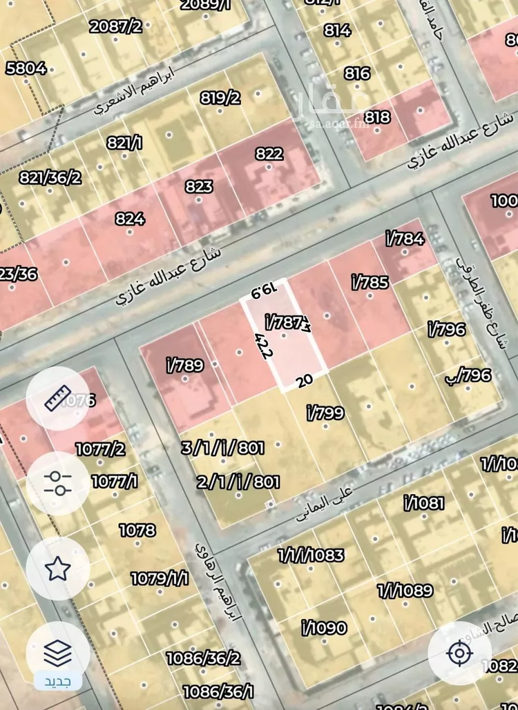 أرض للإيجار في شارع عبدالله غازي, حي القيروان, مدينة الرياض, منطقة الرياض صورة 2