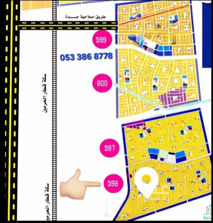 أرض للبيع في شارع بدون اسم , حي الوداد, مدينة جدة, منطقة مكة المكرمة صورة 2