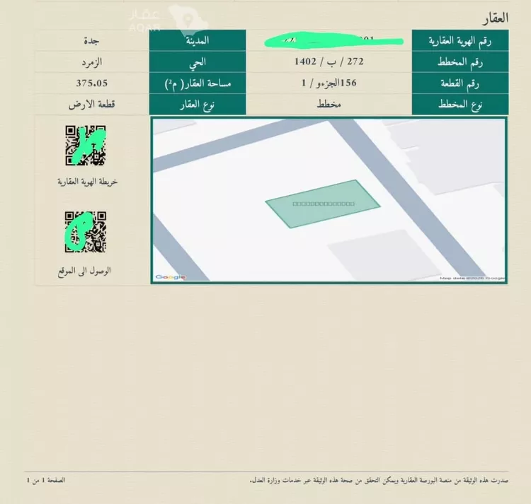 أرض للبيع في شارع أبي المجد الثقفي, حي الزمرد, مدينة جدة, منطقة مكة المكرمة 3