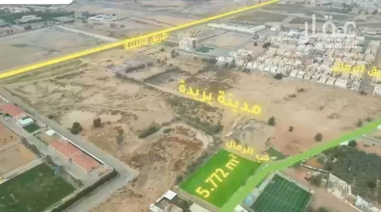 أرض للبيع في شارع ابن الخرساني , حي الرمال, مدينة بريدة, منطقة القصيم