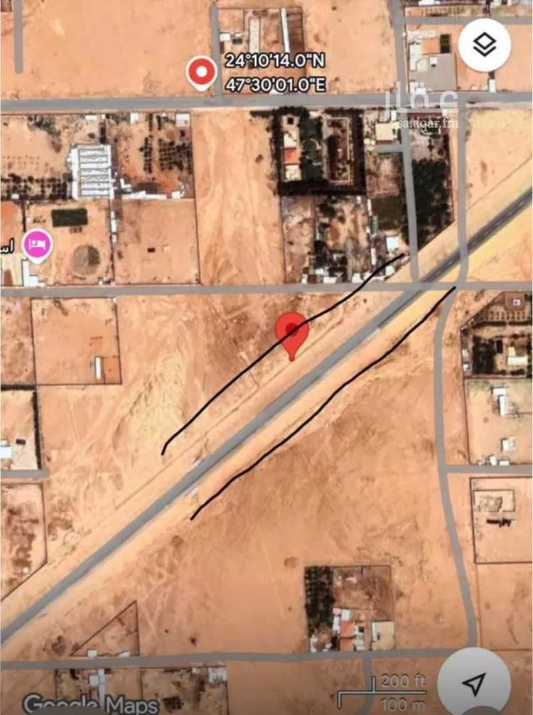 أرض للبيع في حي الريحان, مدينة الخرج, منطقة الرياض صورة 2