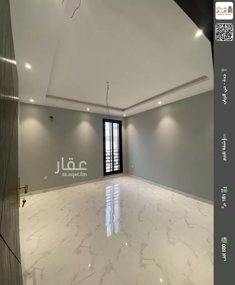 شقة للبيع في شارع ابي محمد الانصاري, حي الريان, مدينة جدة, منطقة مكة المكرمة
