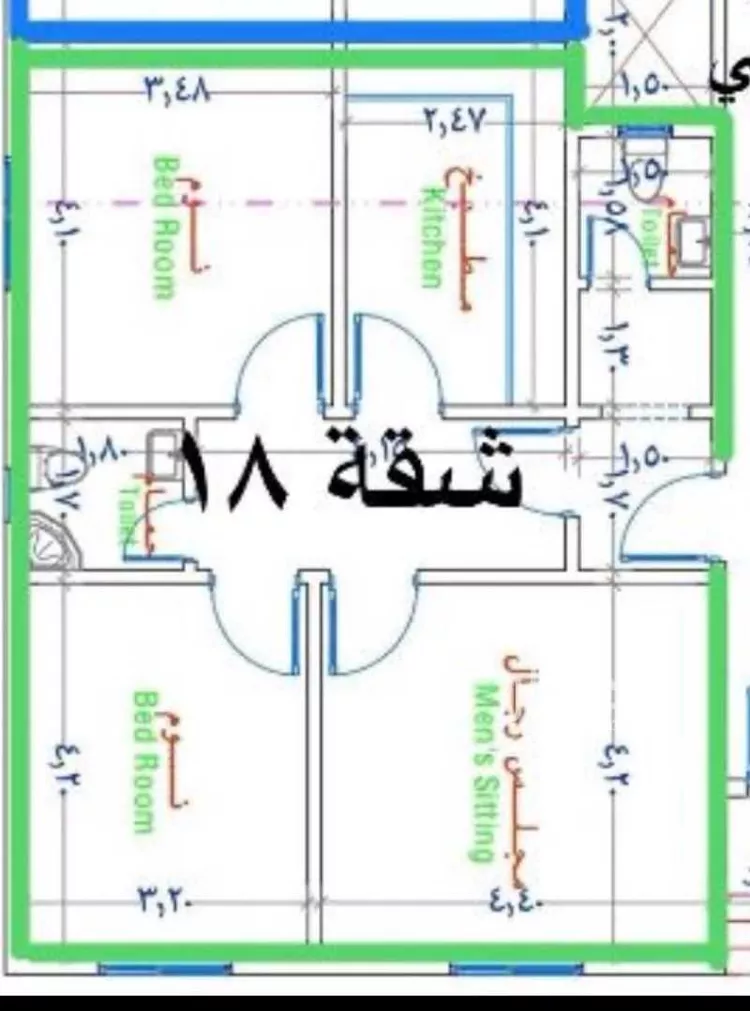 شقة للبيع في شارع المطر, حي الفيحاء, مدينة الرياض, منطقة الرياض صورة 3