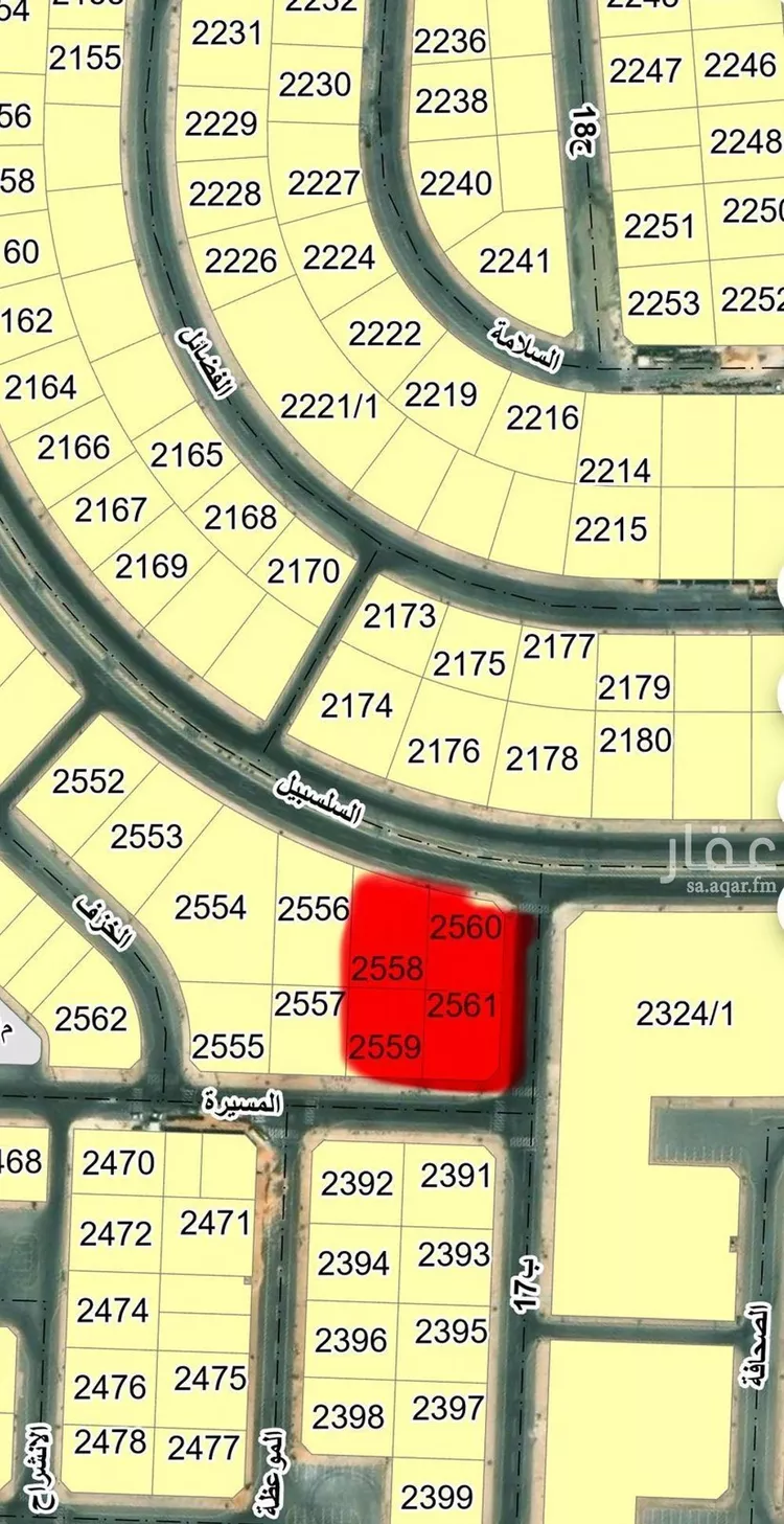 أرض للبيع في شارع 143 السيف, حي السيف, مدينة الدمام, المنطقة الشرقية صورة 3