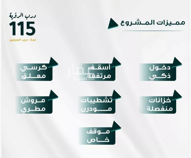 شقة للبيع في شارع طريق الملك عبدالله, حي جامعة الملك عبدالعزيز, مدينة جدة, منطقة مكة المكرمة صورة 3