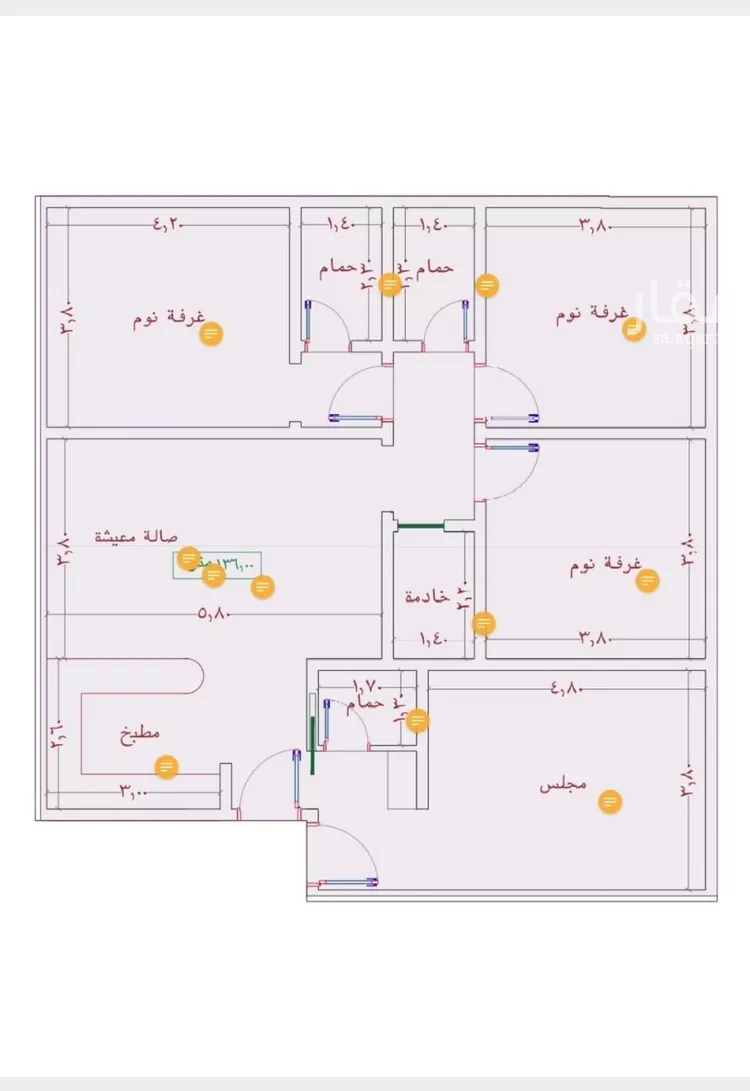شقة للبيع في شارع السامر, حي الواحة, مدينة جدة, منطقة مكة المكرمة صورة 2