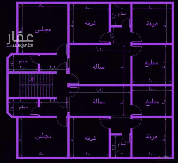 فيلا للبيع في شارع يزيد بن عبدالملك, حي الروضة, مدينة صامطة, منطقة جازان صورة 2