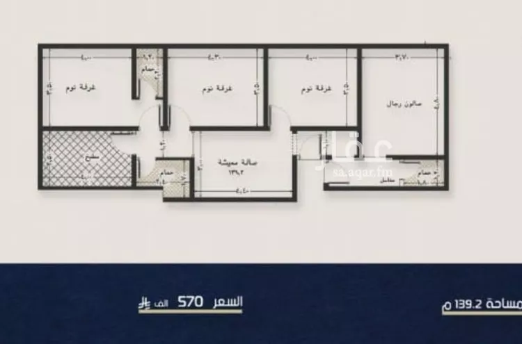 شقة للبيع في شارع انس ابن ظهير, حي النعيم, مدينة جدة, منطقة مكة المكرمة