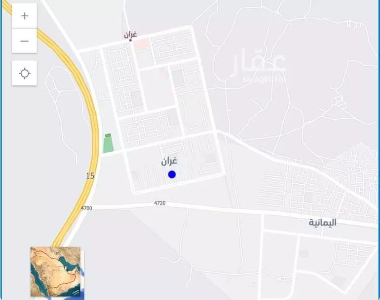 أرض للبيع في شارع عمرو ابن معاذ الاوسي, حي غران, مدينة خليص, منطقة مكة المكرمة