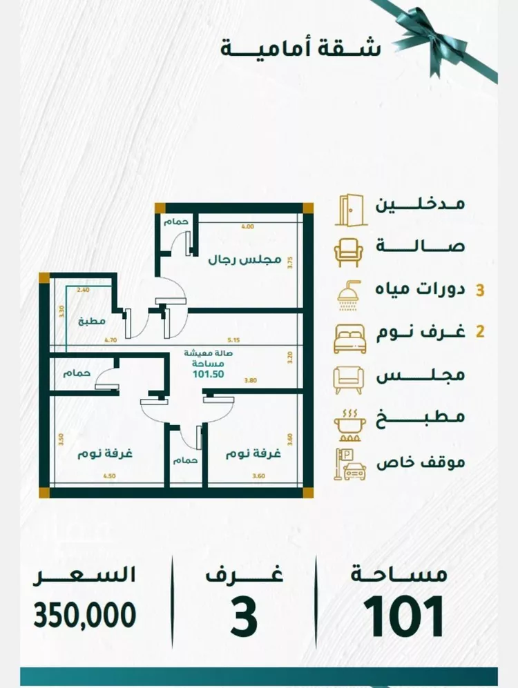 شقة للبيع في شارع غير مسمى, حي مشرفة, مدينة جدة, منطقة مكة المكرمة