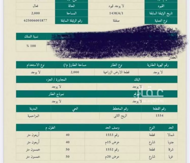 Land for Sale in Al Muzahimiyah Al GhatGhat