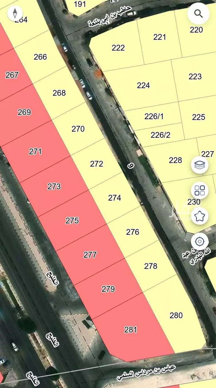 أرض للإيجار في حي النسيم, مدينة القطيف, المنطقة الشرقية