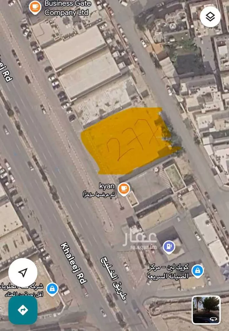 أرض للإيجار في حي النسيم, مدينة القطيف, المنطقة الشرقية صورة 2