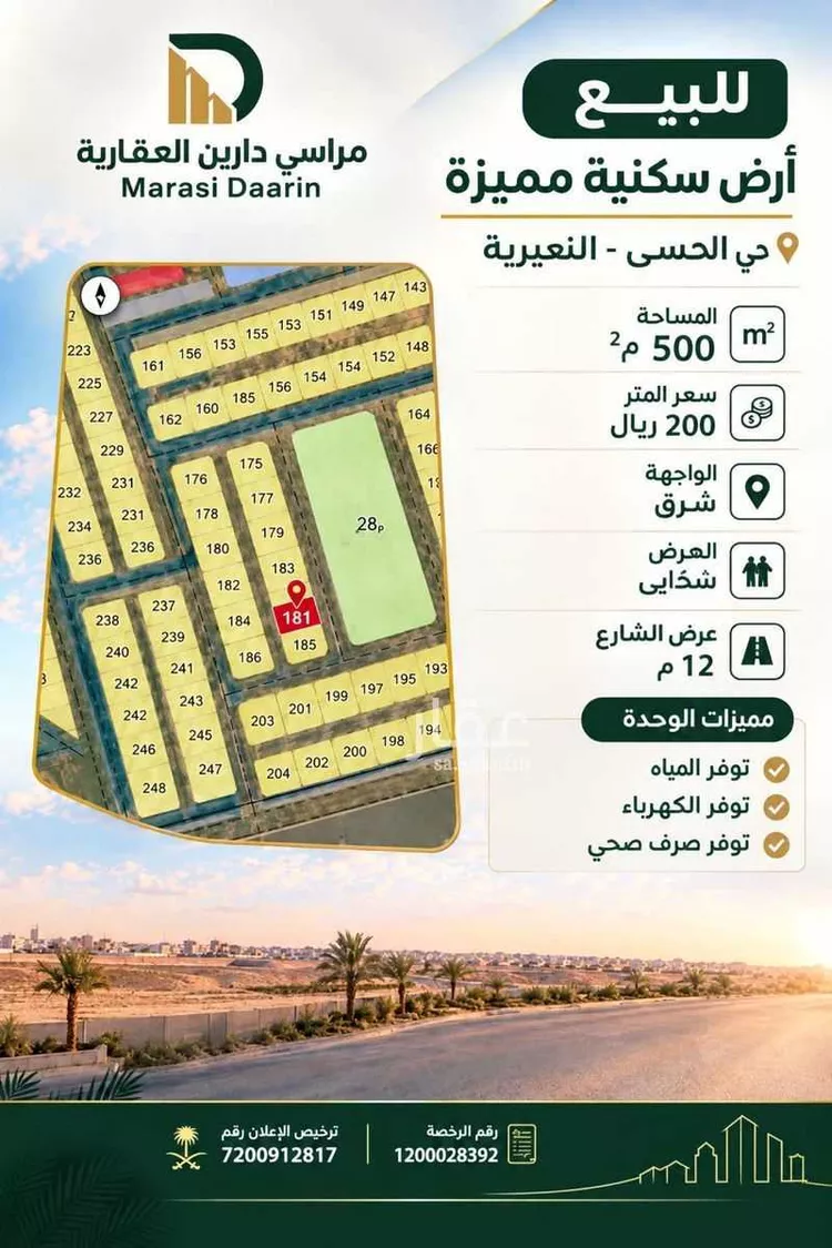 Land for Sale in Nairyah Nairyah