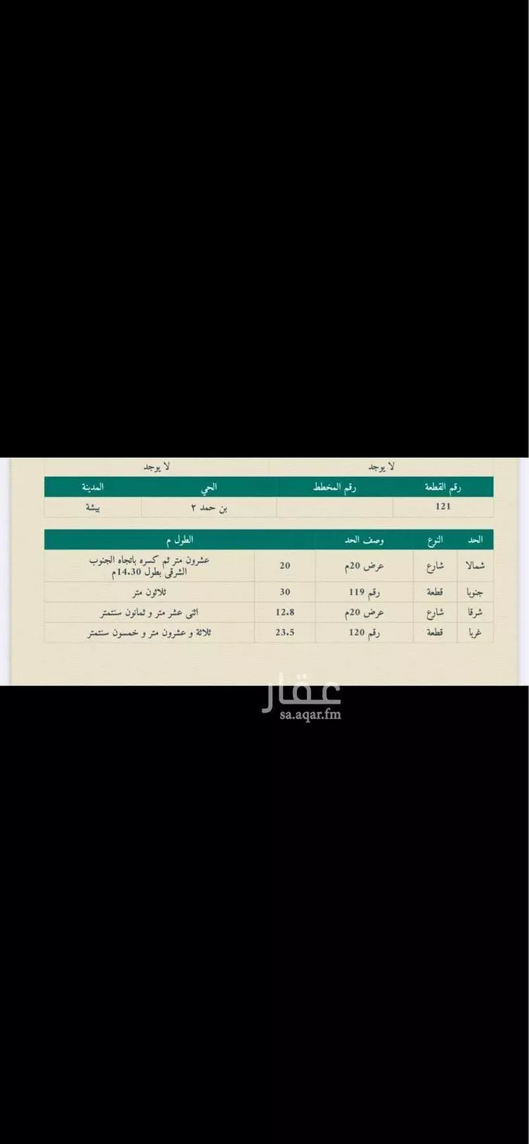 أرض للبيع في شارع 6184077, حي الأمير عبدالله, مدينة بيشه, منطقة عسير