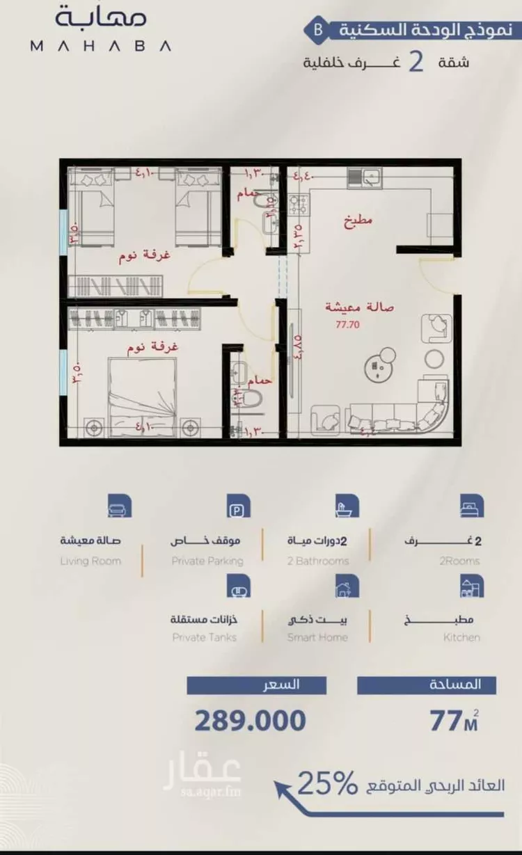 شقة للبيع في شارع الحصين الذبياني, حي الياقوت, مدينة جدة, منطقة مكة المكرمة صورة 4