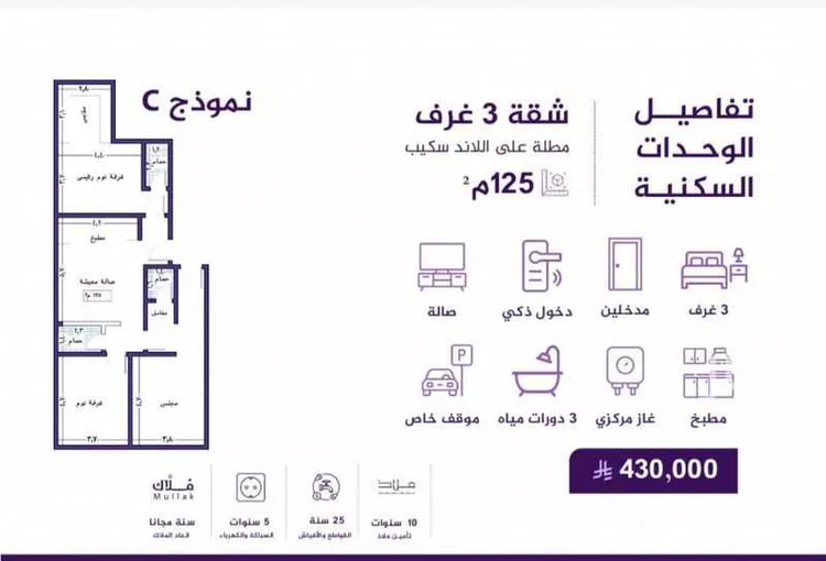 شقة للبيع في شارع احمد بن عيسى الرومي, حي الفيحاء, مدينة جدة, منطقة مكة المكرمة صورة 2