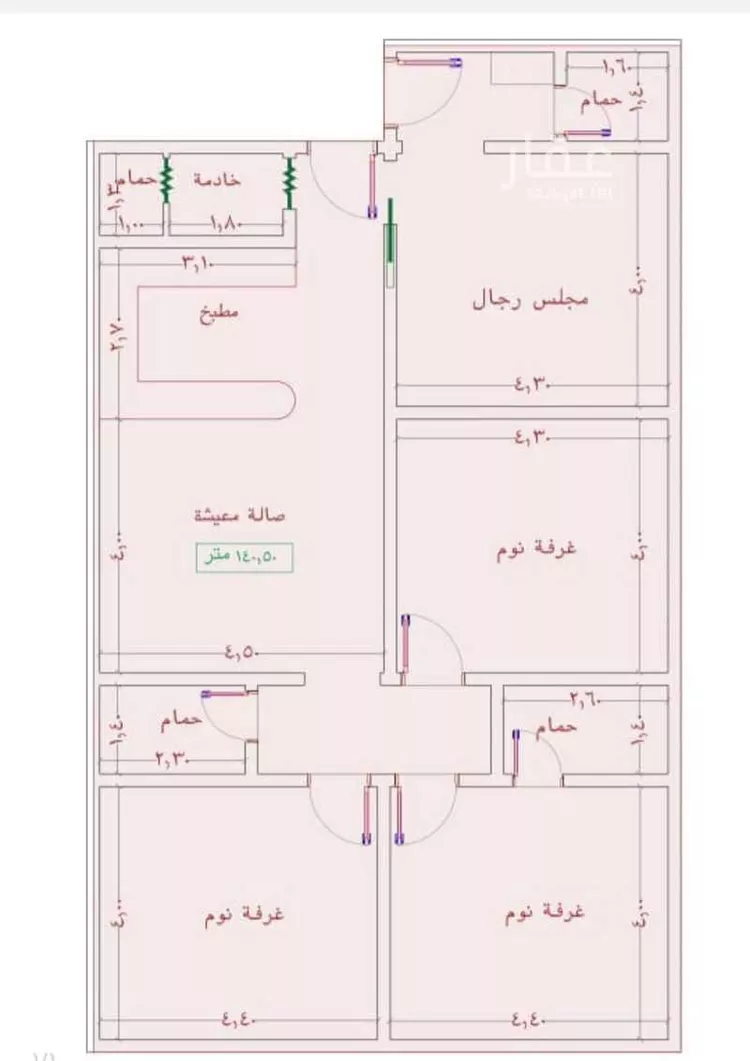 شقة للبيع في شارع عمر الخردلي, حي الجامعة, مدينة جدة, منطقة مكة المكرمة