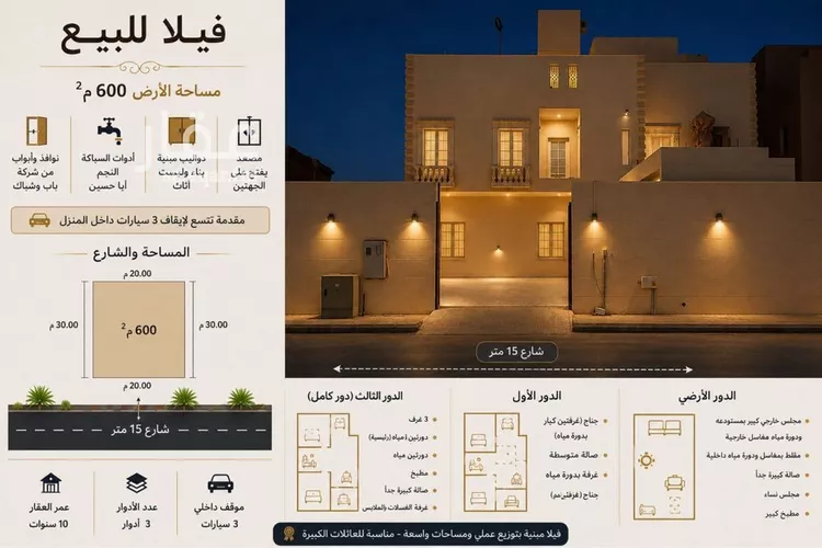 Villa for Sale in Riyadh Al Arid صورة 3