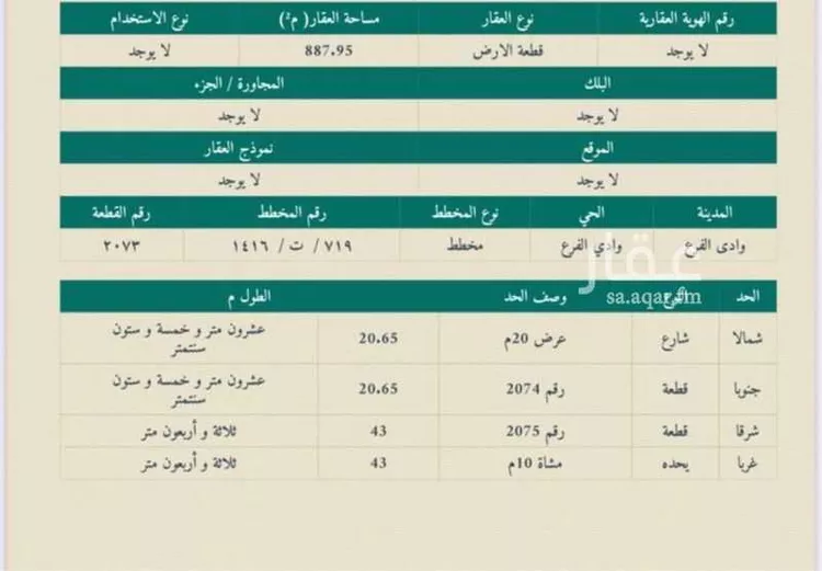 أرض للبيع في شارع عبدالله ابن عمر ابن عبدالعزيز, حي مخطط وادي  الفرع, مدينة وادي  الفرع, منطقة المدينة المنورة صورة 2