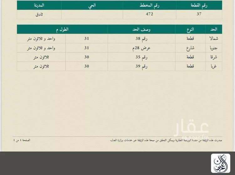 أرض للبيع في شارع رويضه السهول 6, مدينة ثادق, منطقة الرياض صورة 2