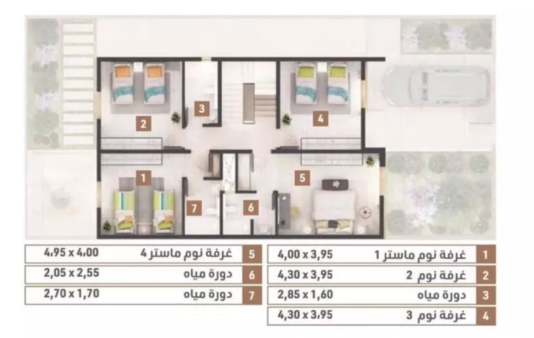 Villa for Sale in Riyadh An Narjis 8