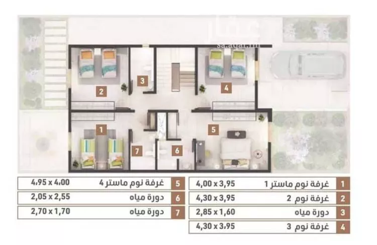 Villa for Sale in Riyadh An Narjis صورة 3
