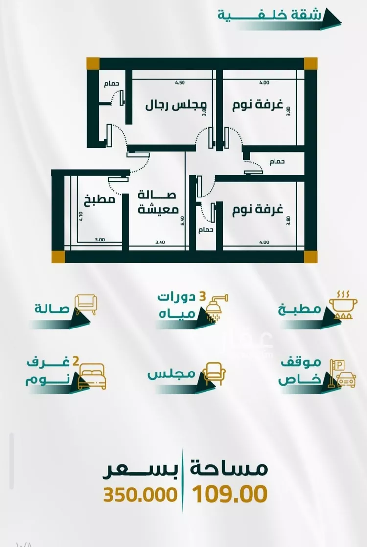 شقة للبيع في شارع الأمير عبدالعزيز بن عبدالله بن تركي آل سعود, حي الفيحاء, مدينة جدة, منطقة مكة المكرمة