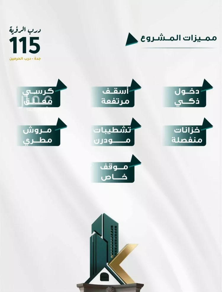 شقة للبيع في شارع ابو ذر الغفاري, حي الفيحاء, مدينة جدة, منطقة مكة المكرمة صورة 2