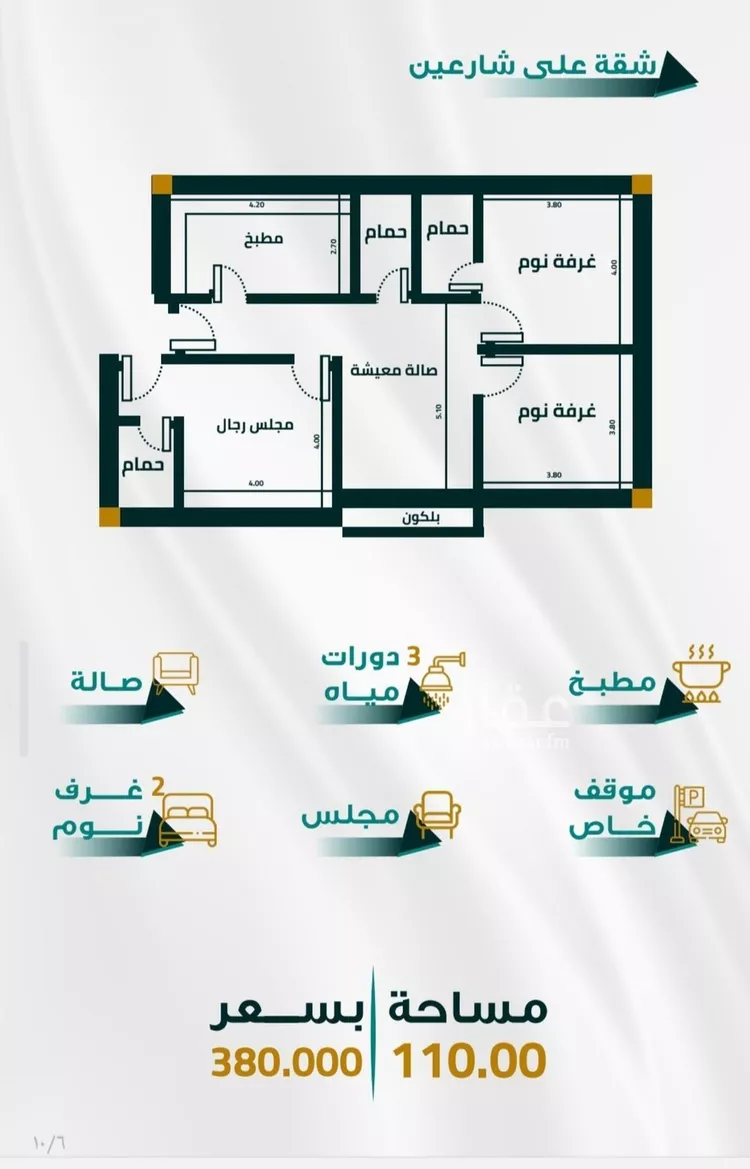 شقة للبيع في حي الفيحاء, مدينة جدة, منطقة مكة المكرمة