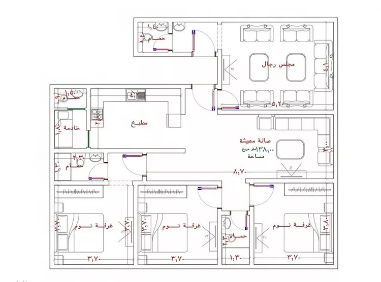 شقة للبيع في حي الربوة, مدينة جدة, منطقة مكة المكرمة