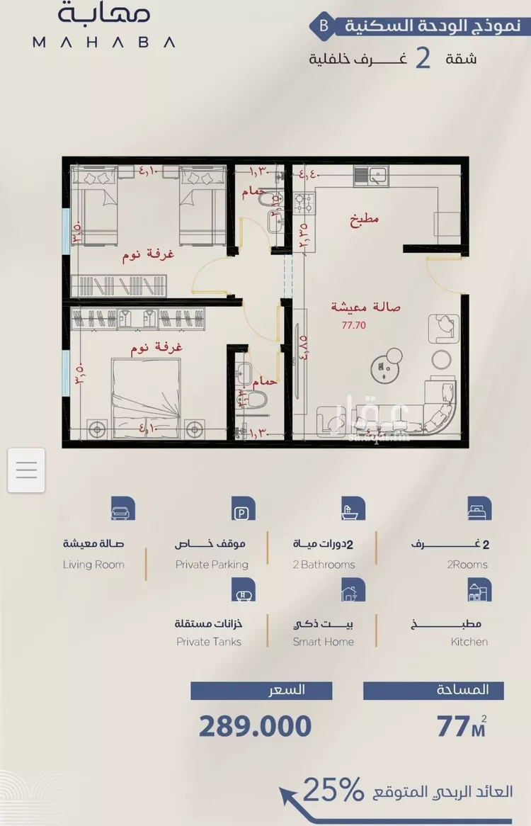 شقة للبيع في شارع برهان الدين الداراني, حي الياقوت, مدينة جدة, منطقة مكة المكرمة صورة 2