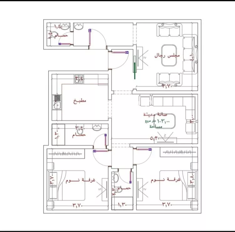 شقة للبيع في حي الربوة, مدينة جدة, منطقة مكة المكرمة