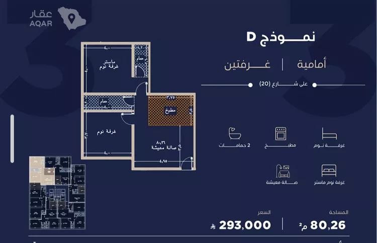 شقة للبيع في حي الياقوت, مدينة جدة, منطقة مكة المكرمة 4