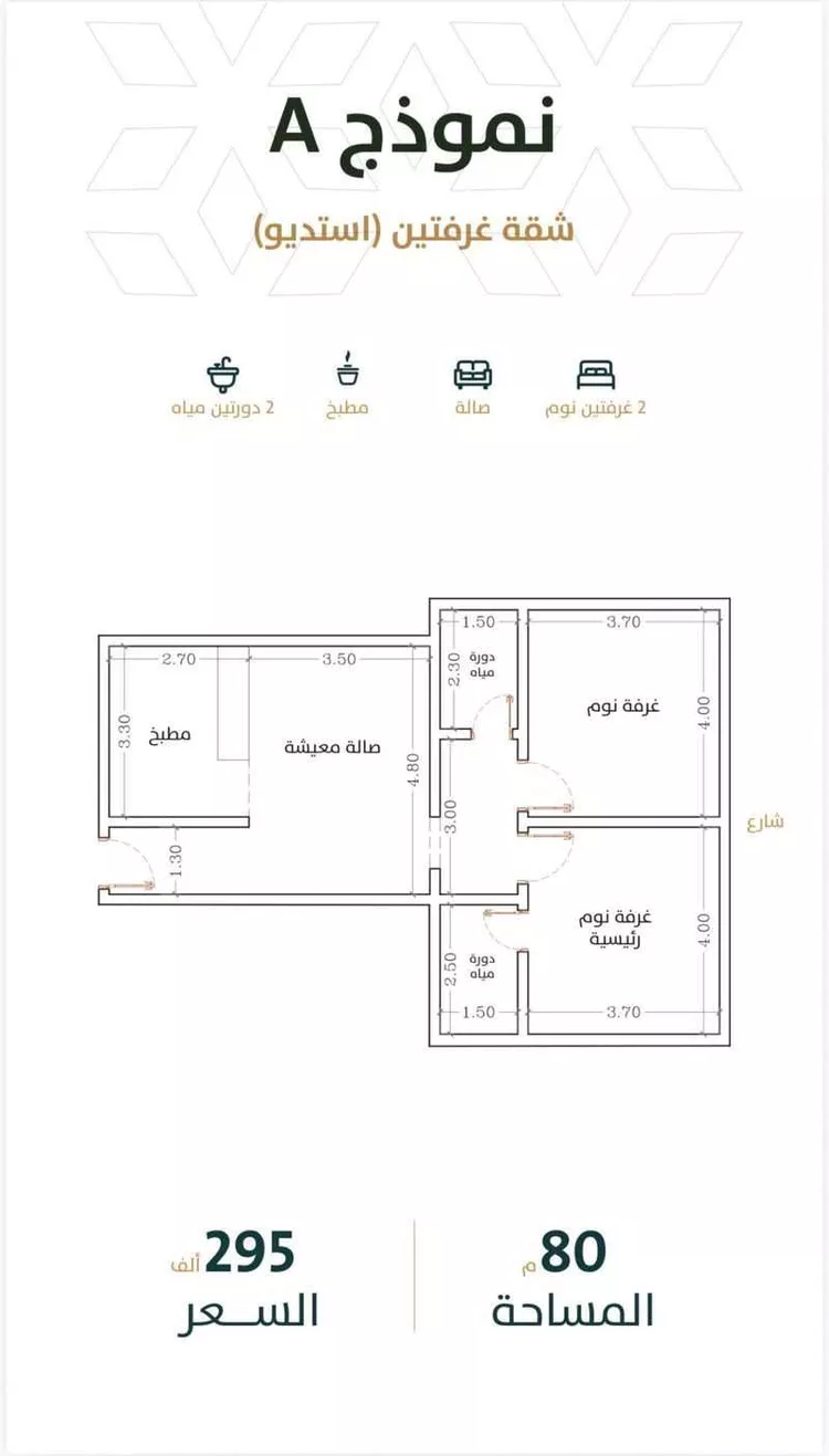 شقة للبيع في شارع الخليفة المأمون, حي الربوة, مدينة جدة, منطقة مكة المكرمة صورة 3