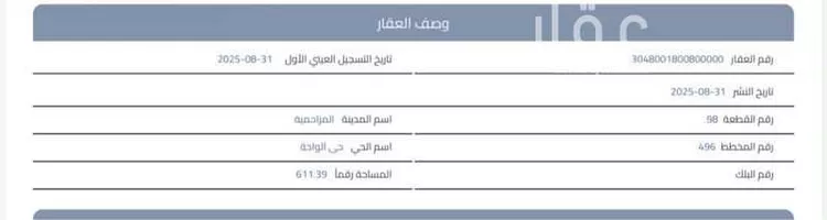 أرض للبيع في حي المحمدية ، المزاحمية ، المزاحمية