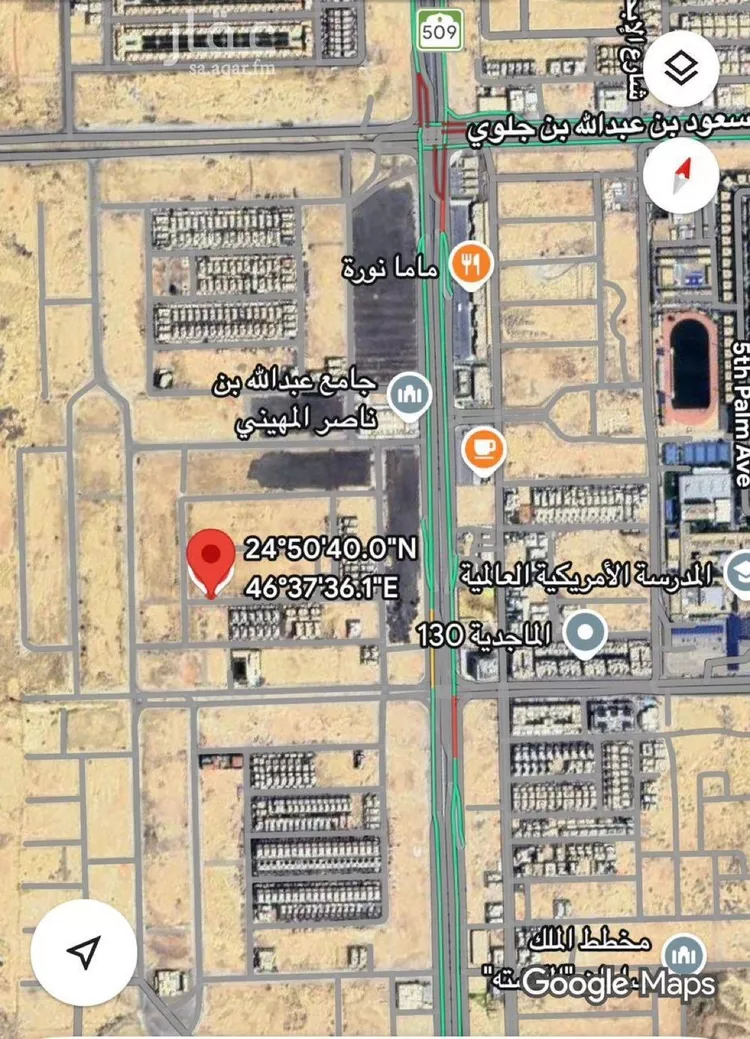 أرض للبيع في شارع حميري بن كراثة الربعي, حي العارض, مدينة الرياض, منطقة الرياض صورة 2