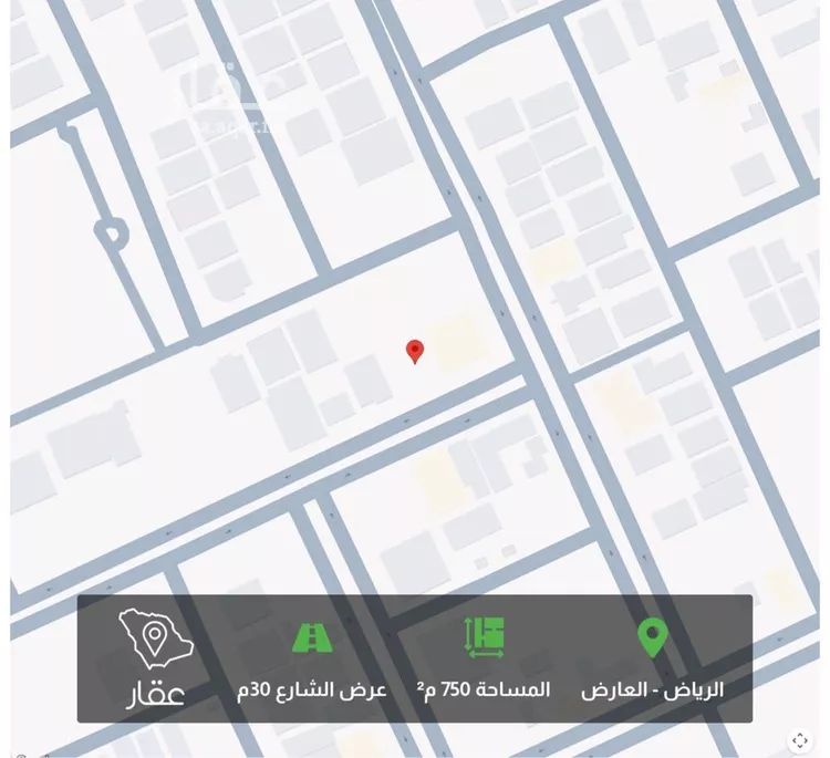 أرض للبيع في شارع أبي عبدالله الأوشي, حي العارض, مدينة الرياض, منطقة الرياض صورة 4