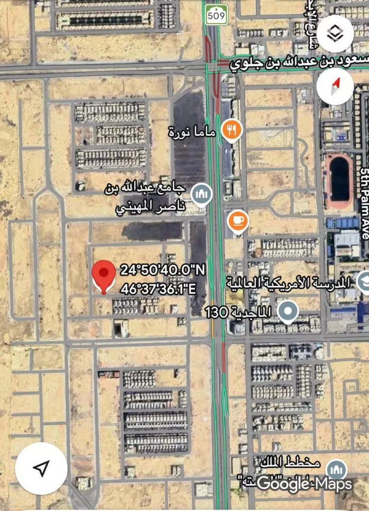 أرض للبيع في شارع حميري بن كراثة الربعي, حي العارض, مدينة الرياض, منطقة الرياض صورة 2