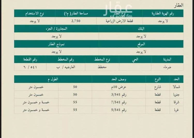 Land for Sale in Al Muzahimiyah Shukhaib صورة 2