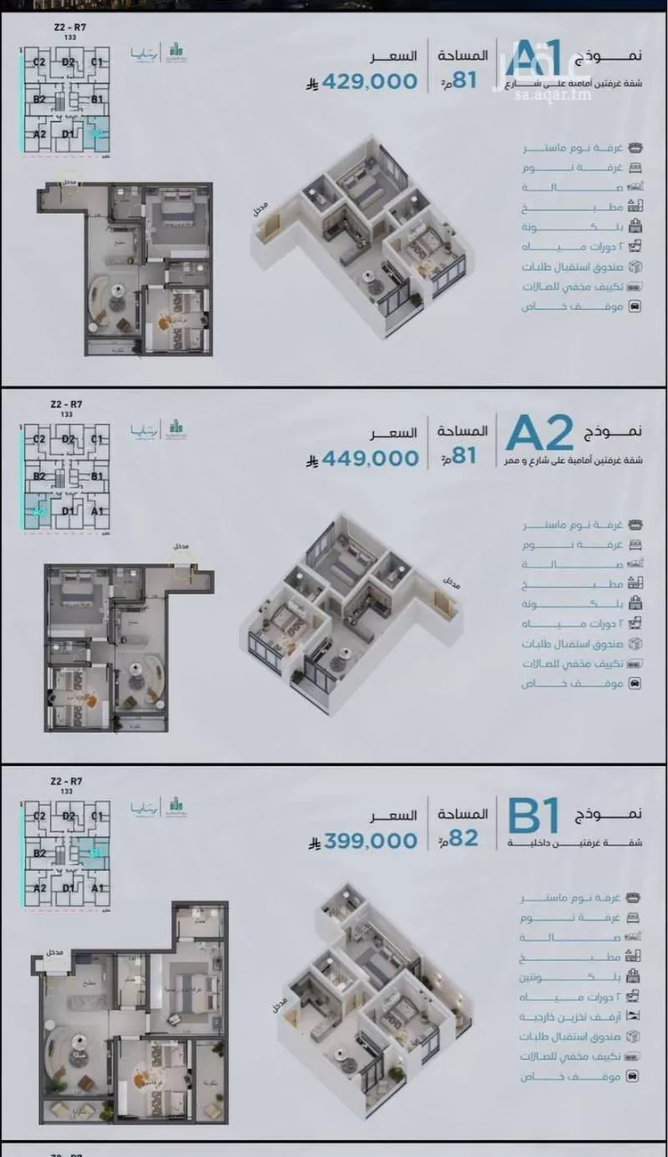 شقة للبيع في شارع رافع الاشجعي, حي أبحر الجنوبية, مدينة جدة, منطقة مكة المكرمة صورة 2