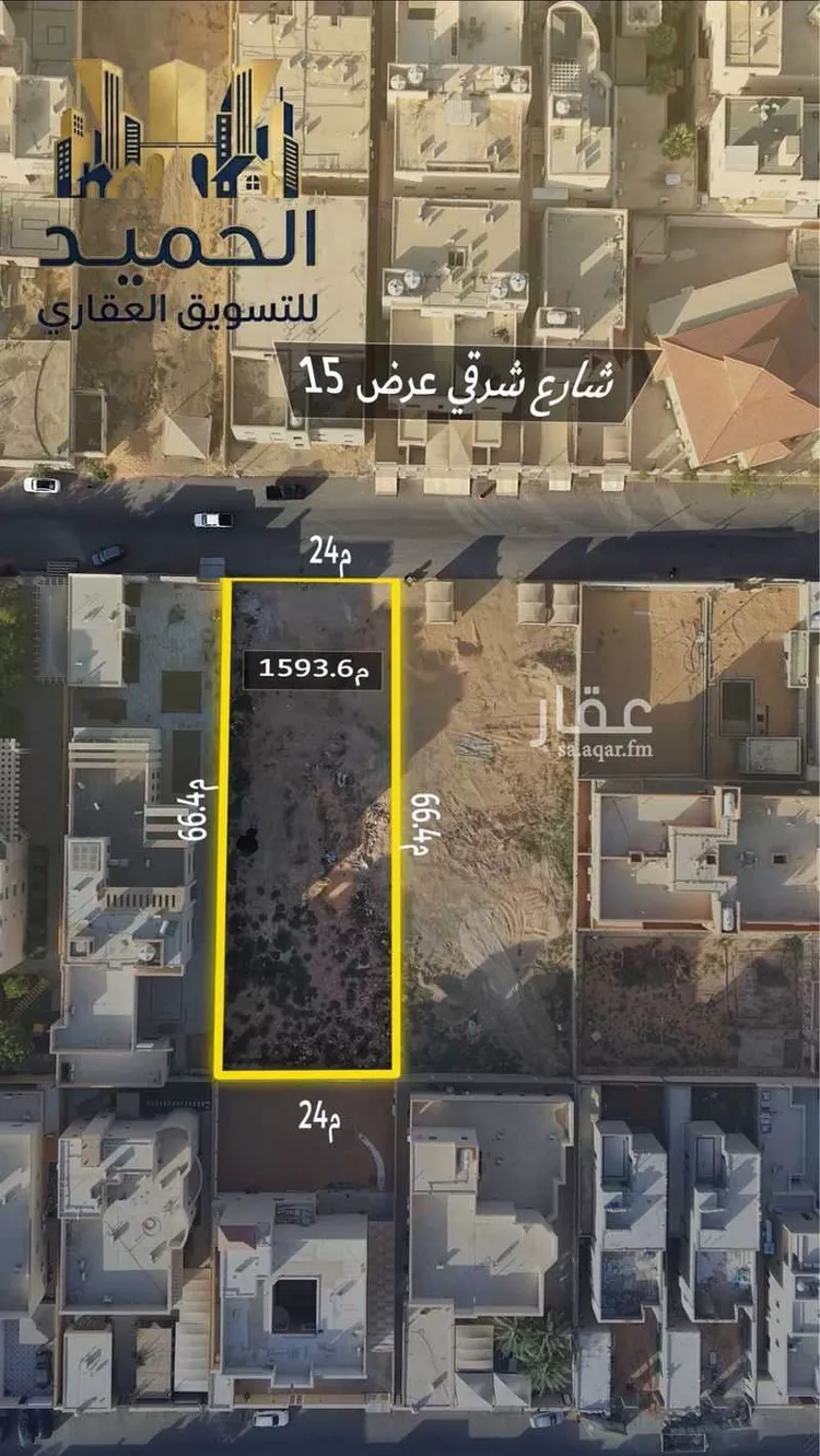 أرض للبيع في شارع اريمة, حي قرطبة, مدينة بريدة, منطقة القصيم